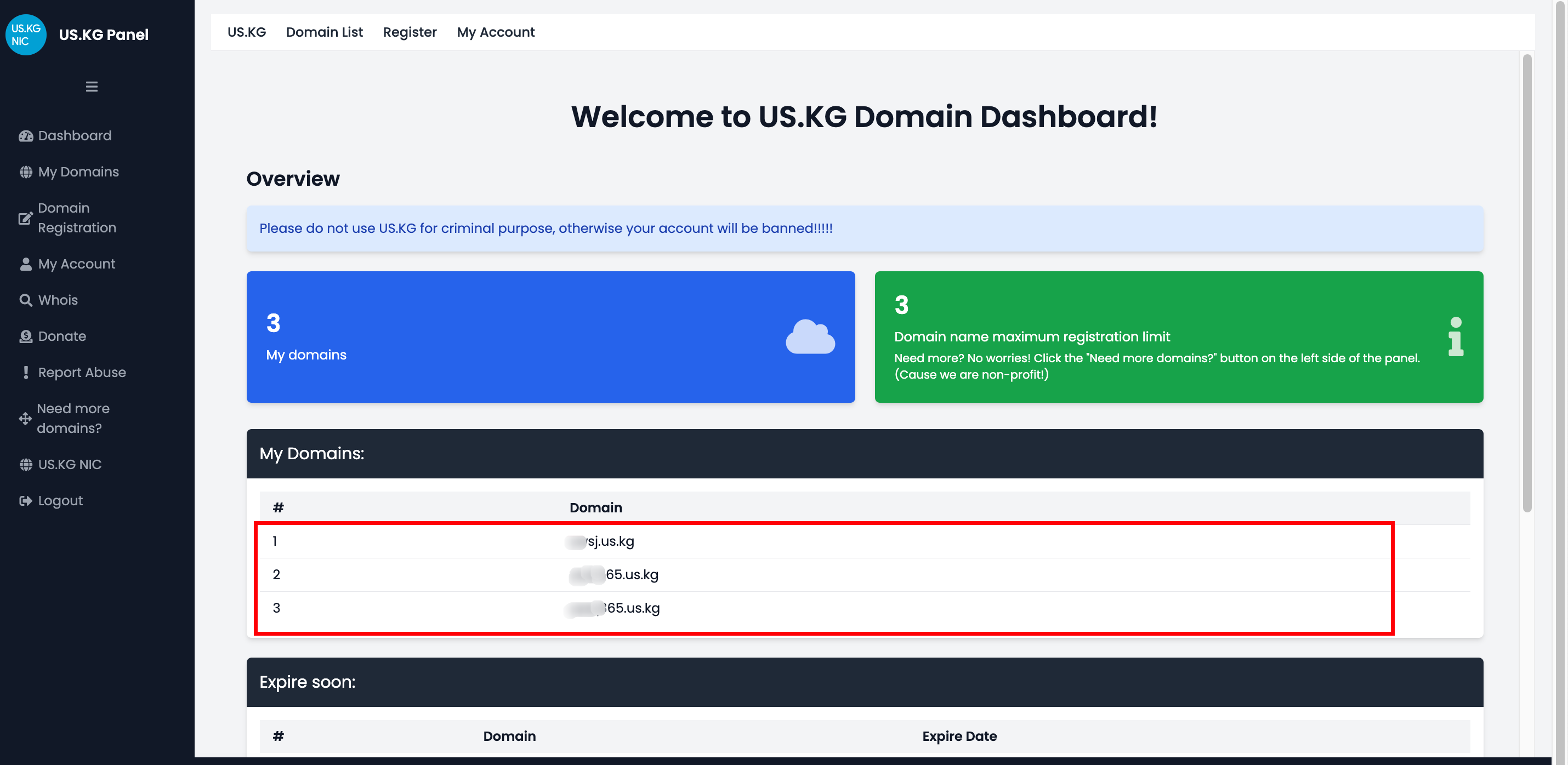 注册免费域名us.kg并托管到cloudflare-小D研究所