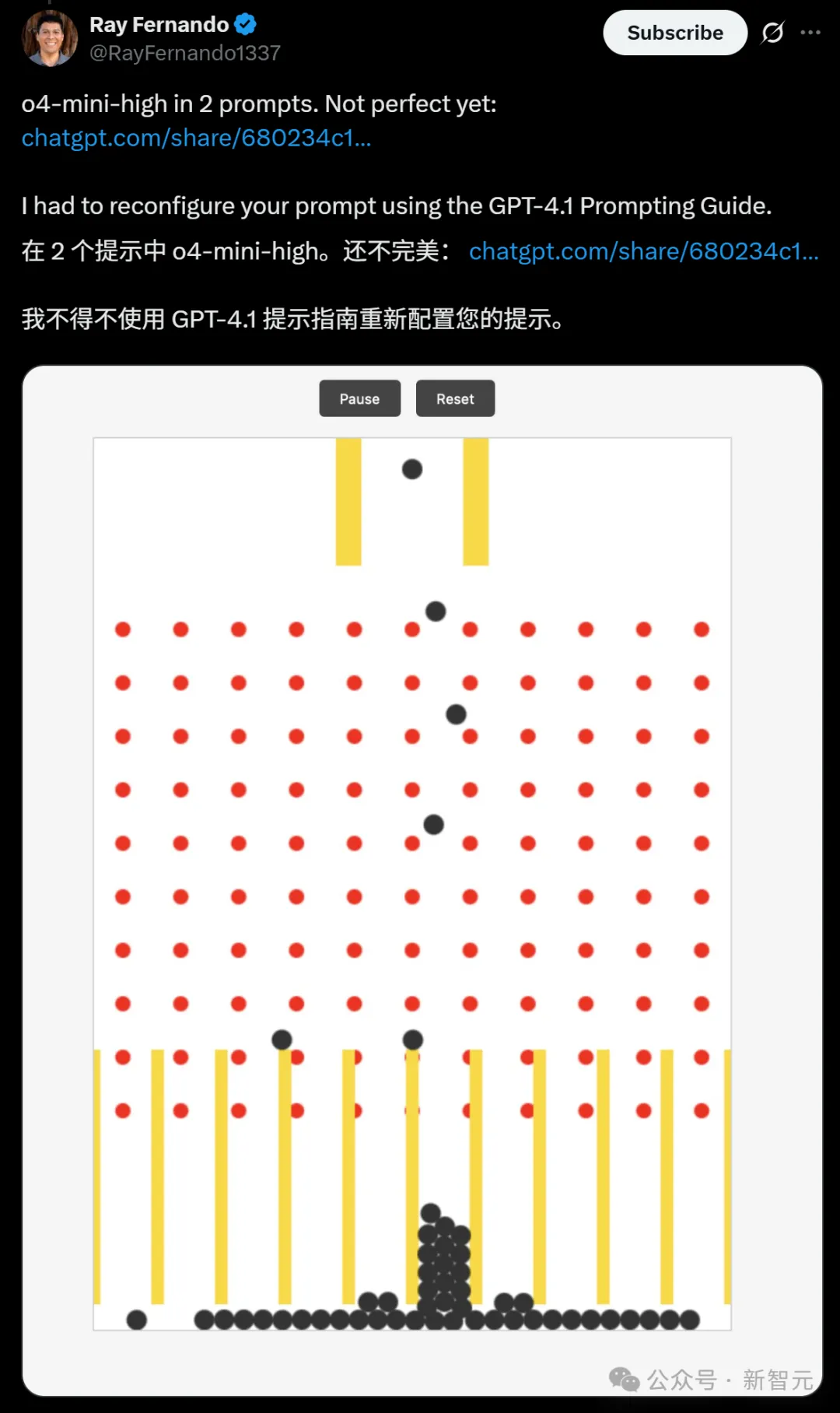 杀疯了！Gemini 2.5狂飙「高尔顿板」测试，编码横扫所有OpenAI模型