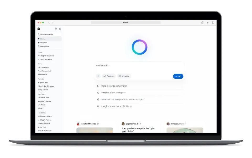 Meta AI 独立App炸场上线！小扎力挺开源：与 DeepSeek、Qwen 一起对抗“闭源”AI